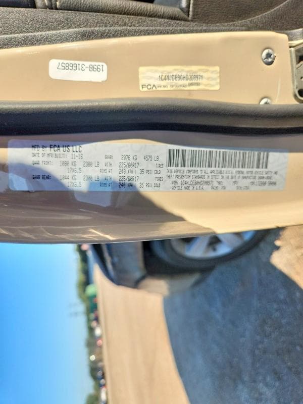 2017 JEEP COMPASS LATITUDE 13