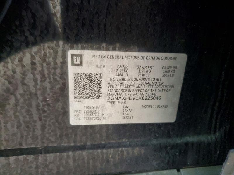 2019 CHEVROLET EQUINOX LS 12