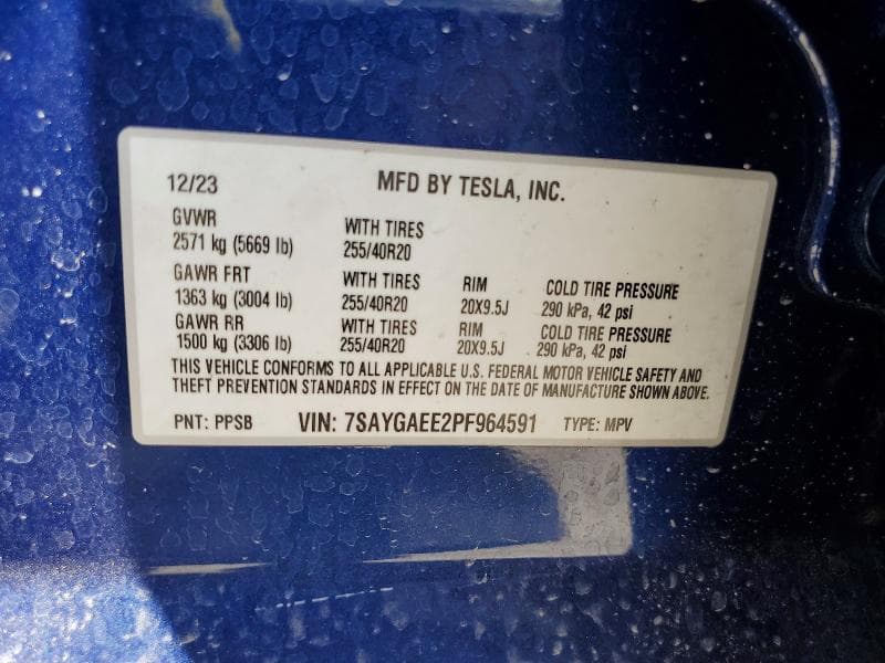 2023 TESLA MODEL Y 12