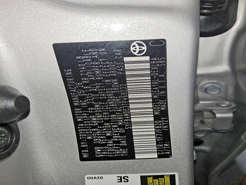 2026 TOYOTA COROLLA LE 12