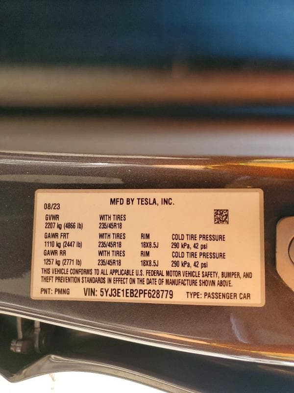 2023 TESLA MODEL 3 12
