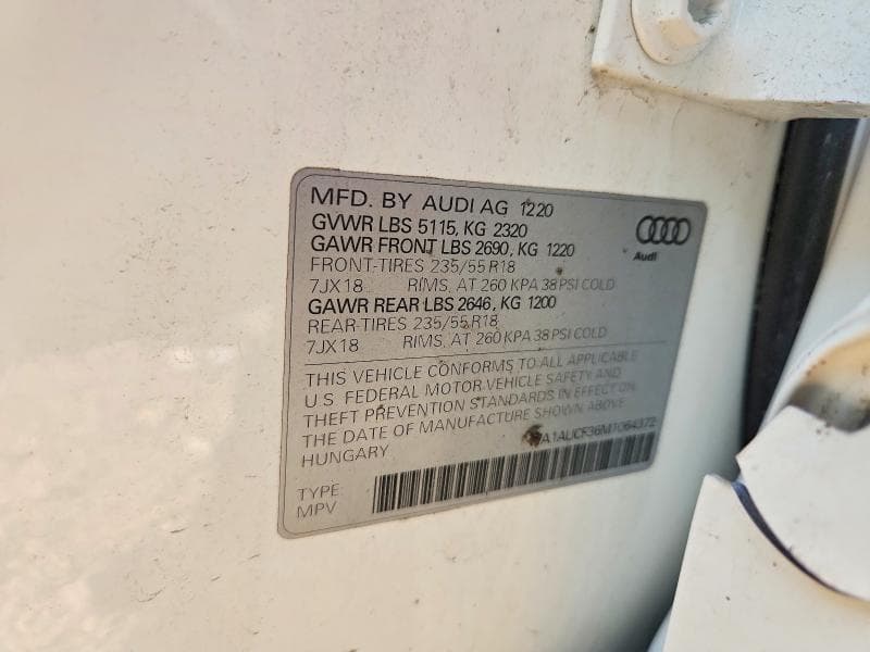 2021 AUDI Q3 PREMIUM 40 12