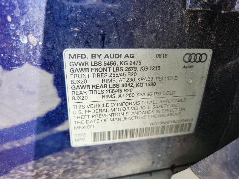 2018 AUDI Q5 PREMIUM PLUS 13