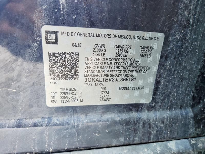 2018 GMC TERRAIN SLE 13