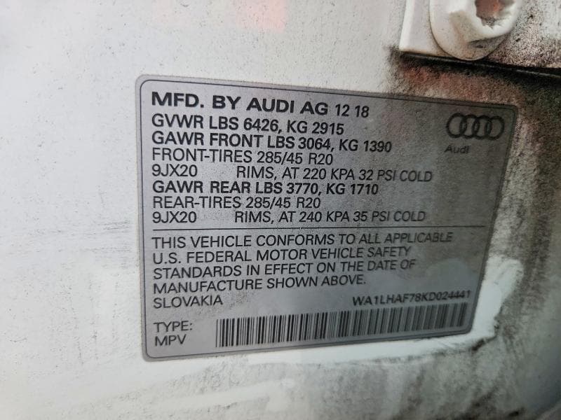 2019 AUDI Q7 PREMIUM PLUS 14