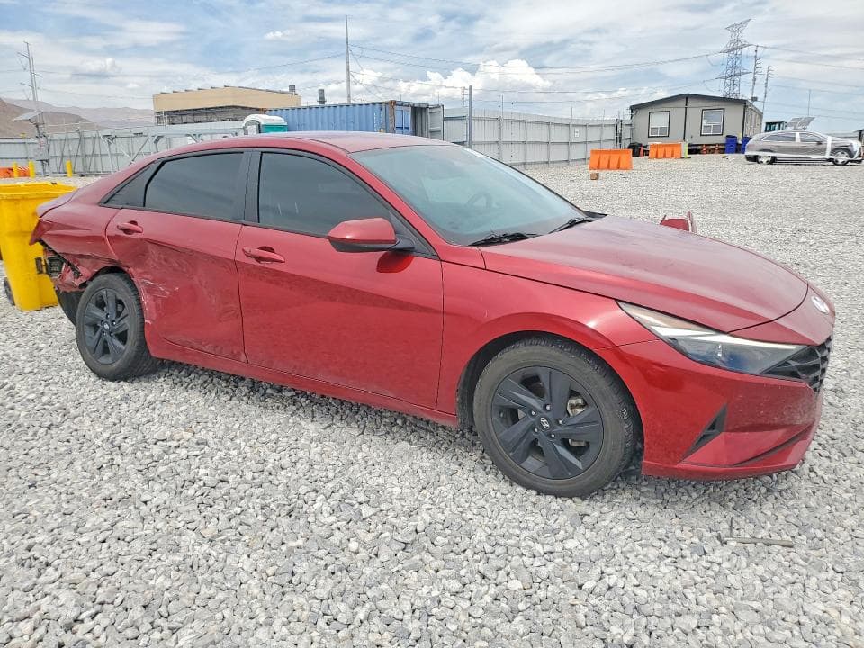 2023 HYUNDAI ELANTRA BLUE 4