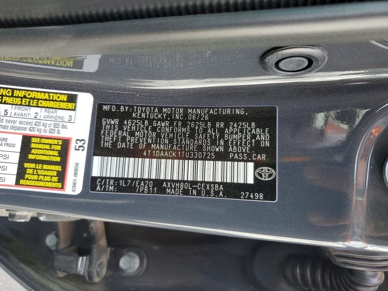 2026 TOYOTA CAMRY SE 12