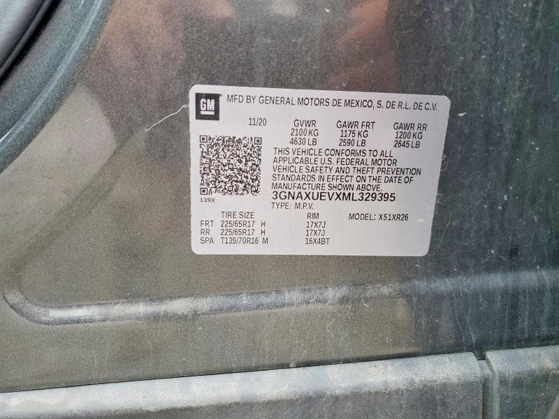 2021 CHEVROLET EQUINOX LT 14