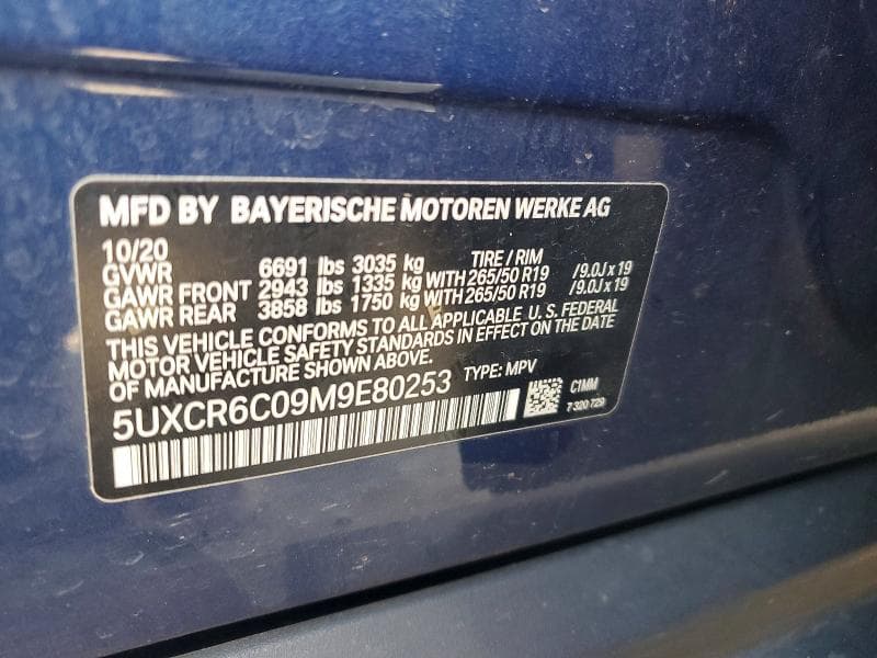 2021 BMW X5 XDRIVE40I 13