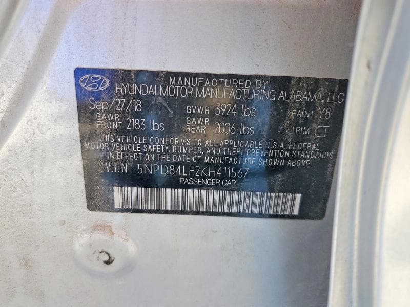 2019 HYUNDAI ELANTRA VALUE EDITION 12