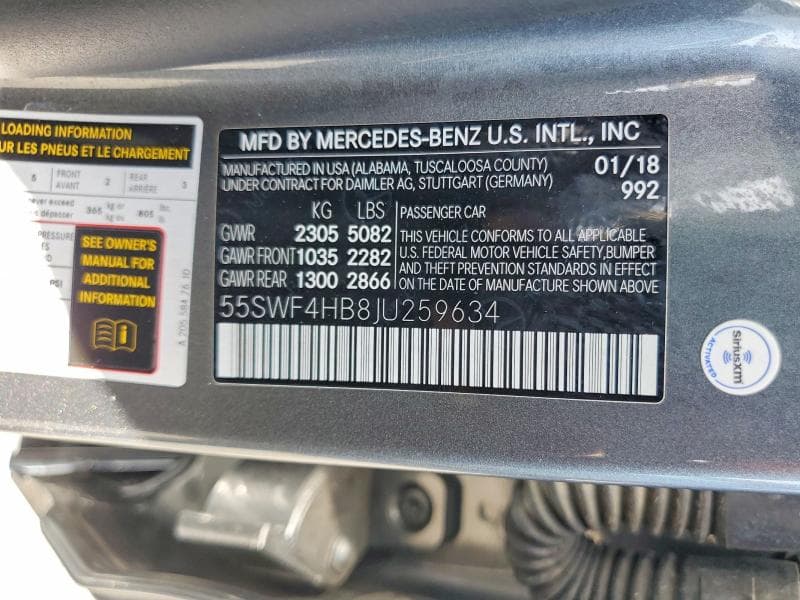 2018 MERCEDES-BENZ C 350E 12