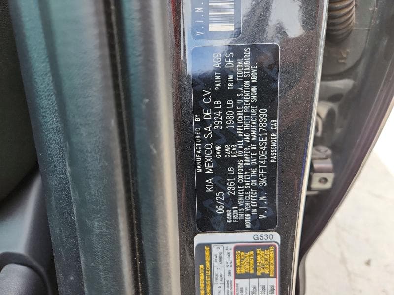 2025 KIA K4 LX 12