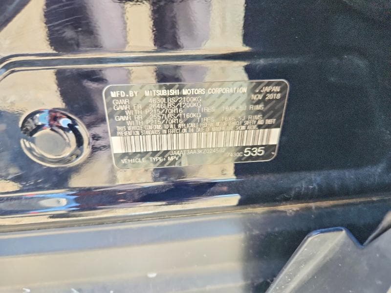 2019 MITSUBISHI ECLIPSE CROSS ES 13