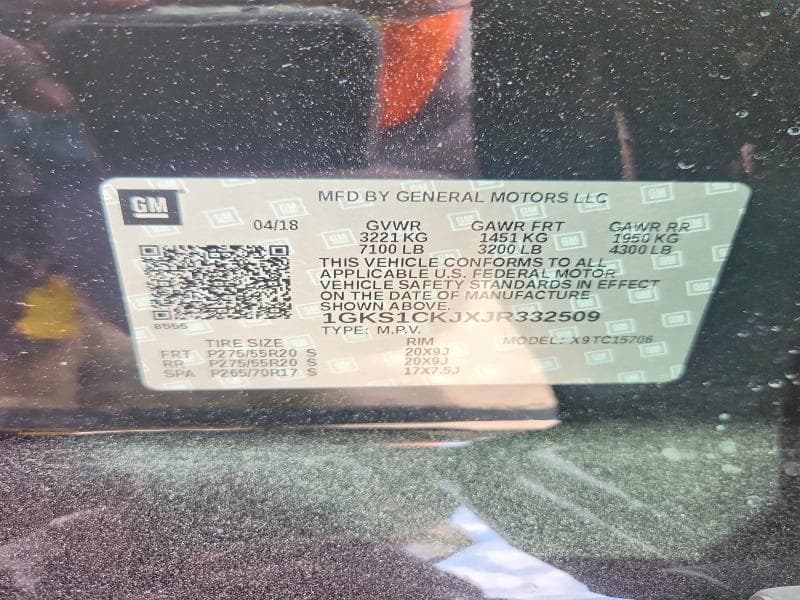 2018 GMC YUKON DENALI 13