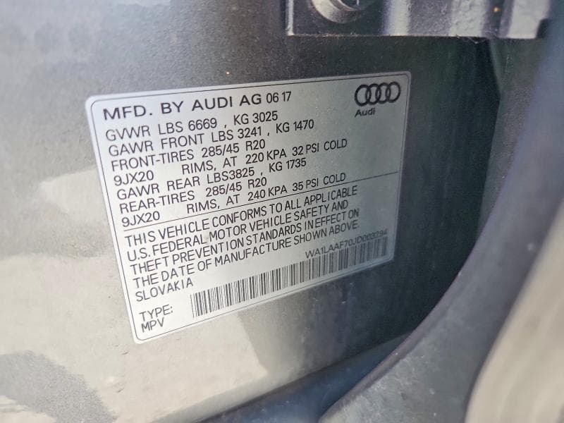 2018 AUDI Q7 PREMIUM PLUS 13