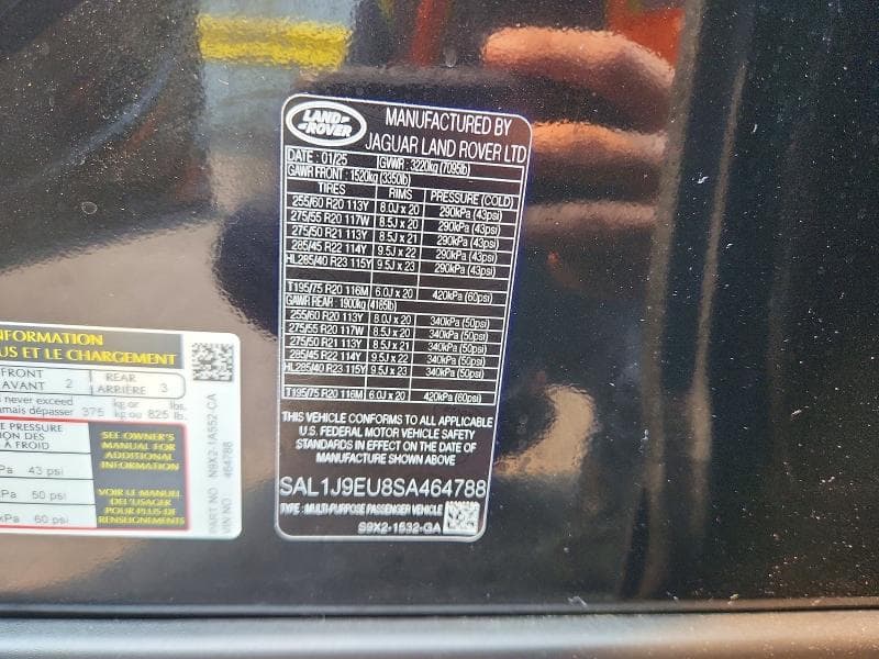 2025 LAND ROVER RANGE ROVER SPORT S 13