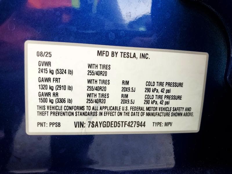 2026 TESLA MODEL Y 12