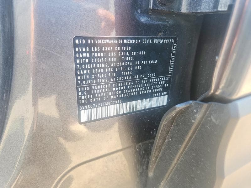 2026 VOLKSWAGEN TAOS SE 12