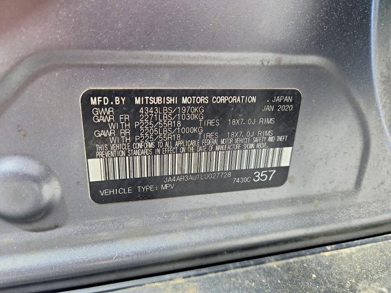 2020 MITSUBISHI OUTLANDER SPORT ES 13