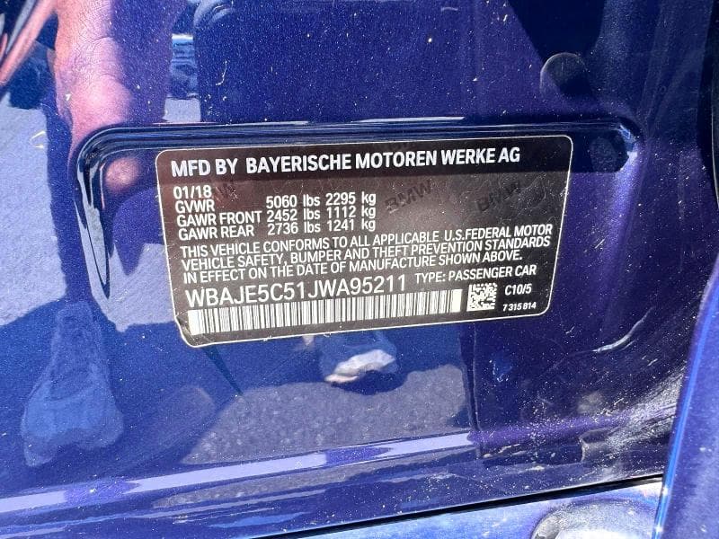 2018 BMW 540 I I 13