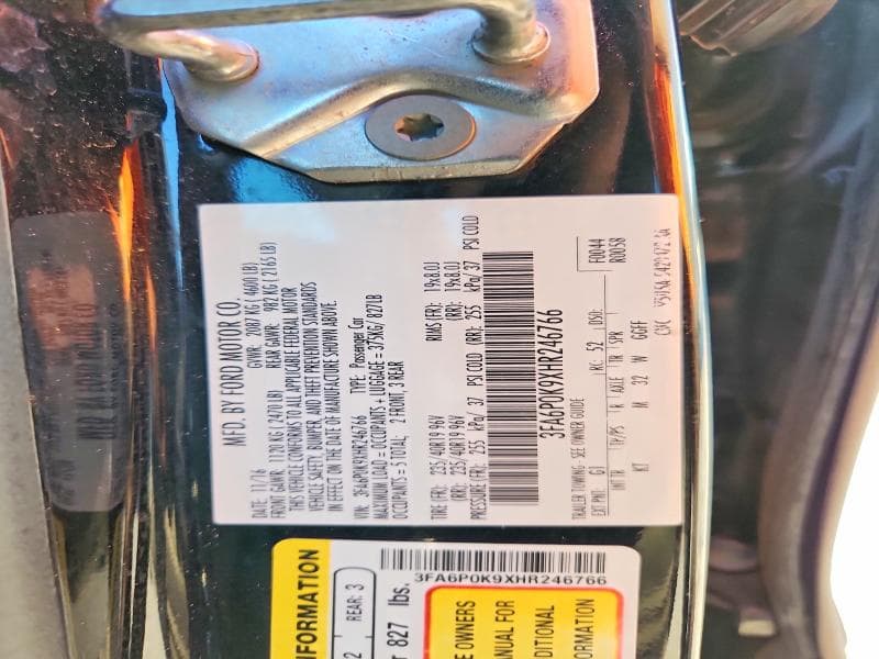 2017 FORD FUSION TITANIUM 13