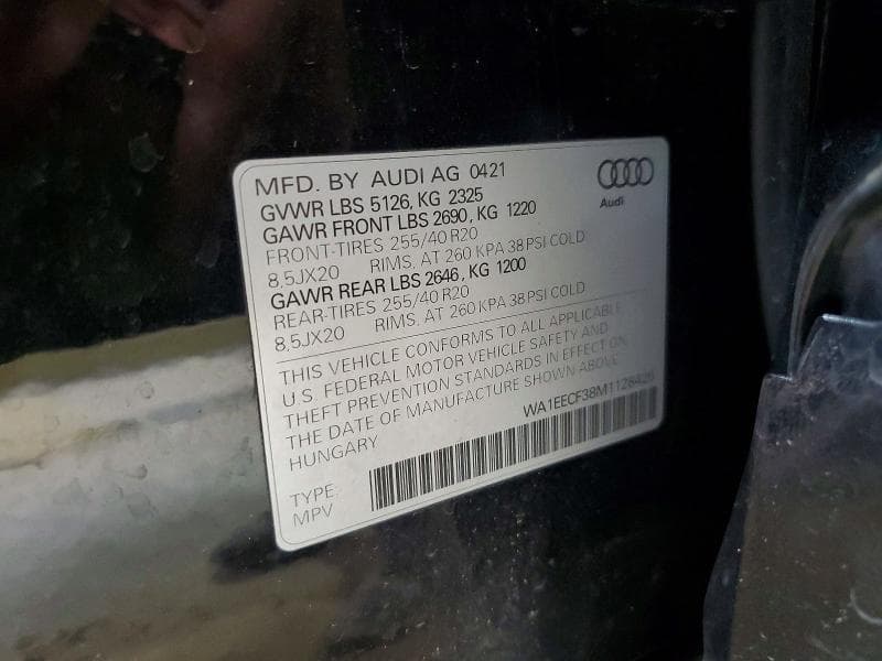 2021 AUDI Q3 PREMIUM PLUS S LINE 45 13