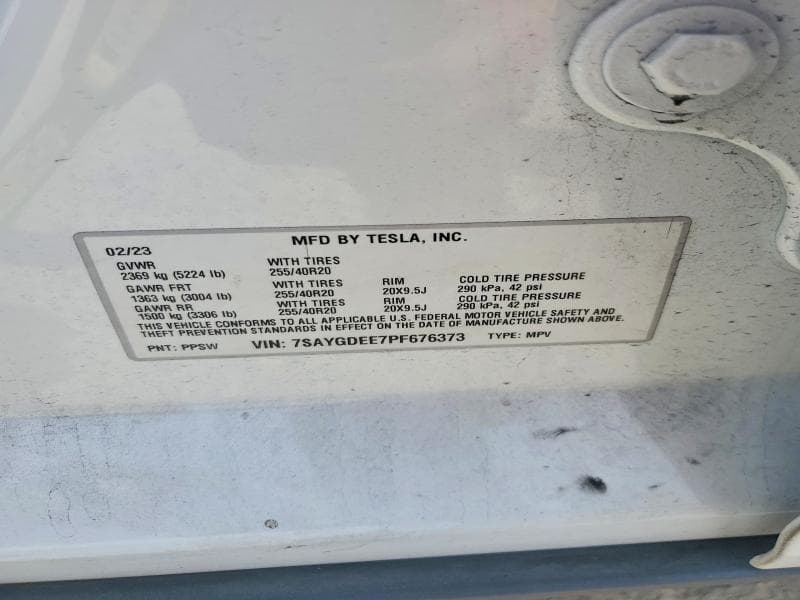 2023 TESLA MODEL Y 13