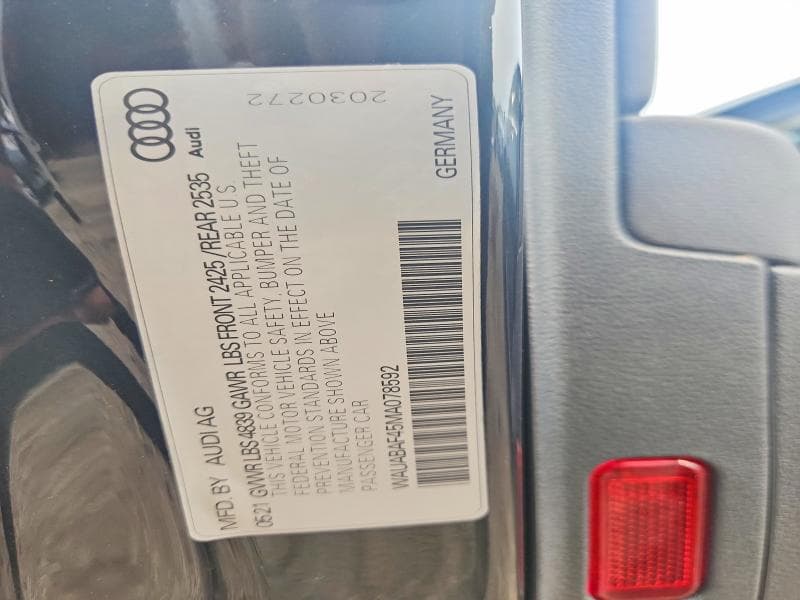 2021 AUDI A4 PREMIUM 40 13
