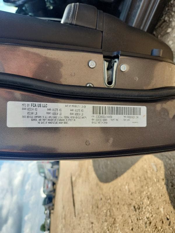 2020 DODGE CHARGER SXT 12