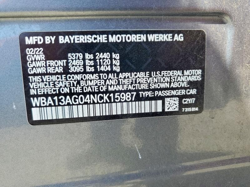 2022 BMW 530E 13