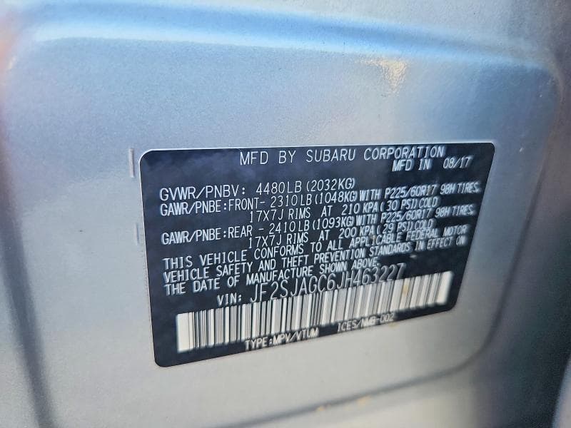 2018 SUBARU FORESTER 2.5I PREMIUM 13