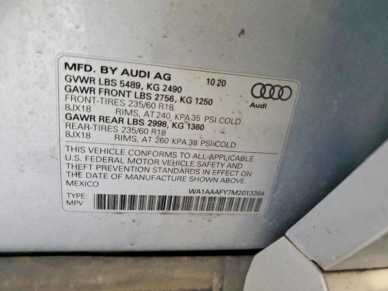 2021 AUDI Q5 PREMIUM 14