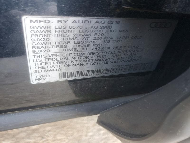 2017 AUDI Q7 PREMIUM 13