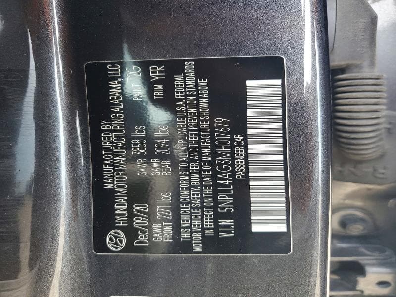 2021 HYUNDAI ELANTRA SE 12