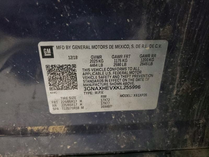 2019 CHEVROLET EQUINOX LS 13