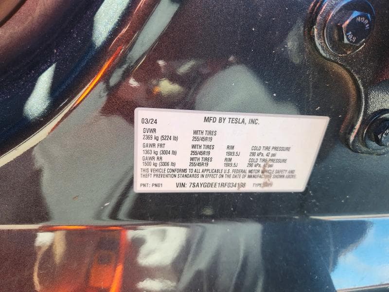 2024 TESLA MODEL Y 13