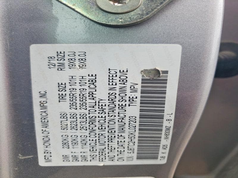 2019 ACURA RDX TECHNOLOGY 14