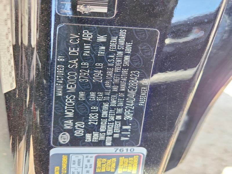 2021 KIA FORTE LXS 12