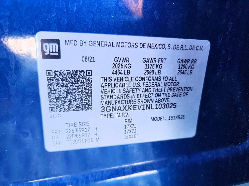 2022 CHEVROLET EQUINOX LT 13