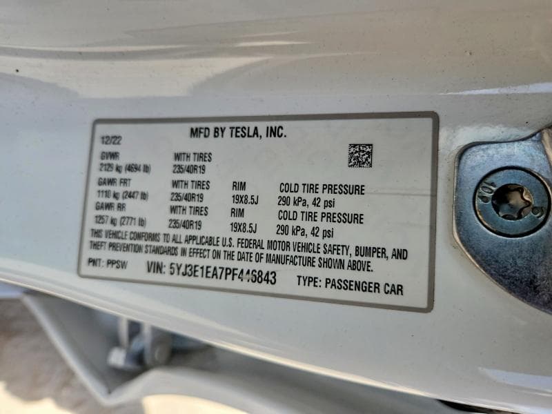 2023 TESLA MODEL 3 13