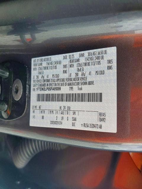 2025 FORD F150 STX 12