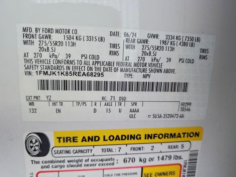 2024 FORD EXPEDITION MAX LIMITED 13