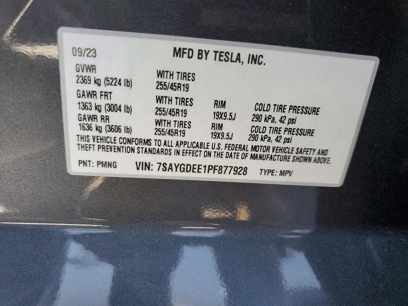 2023 TESLA MODEL Y 13