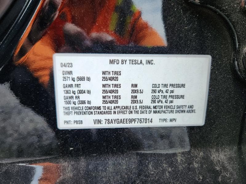 2023 TESLA MODEL Y 12