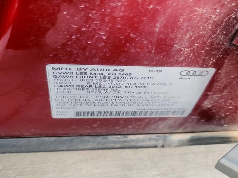 2019 AUDI Q5 PREMIUM PLUS 13