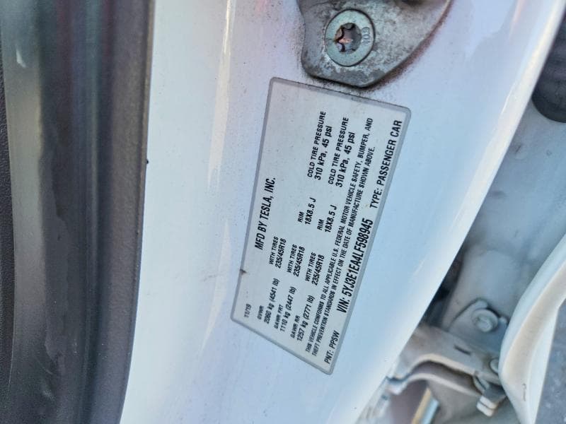 2020 TESLA MODEL 3 12
