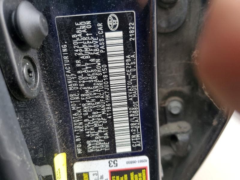 2018 TOYOTA CAMRY XSE 13