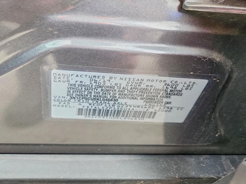 2019 NISSAN KICKS SV 13
