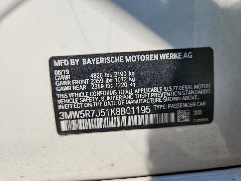 2019 BMW 330XI 13