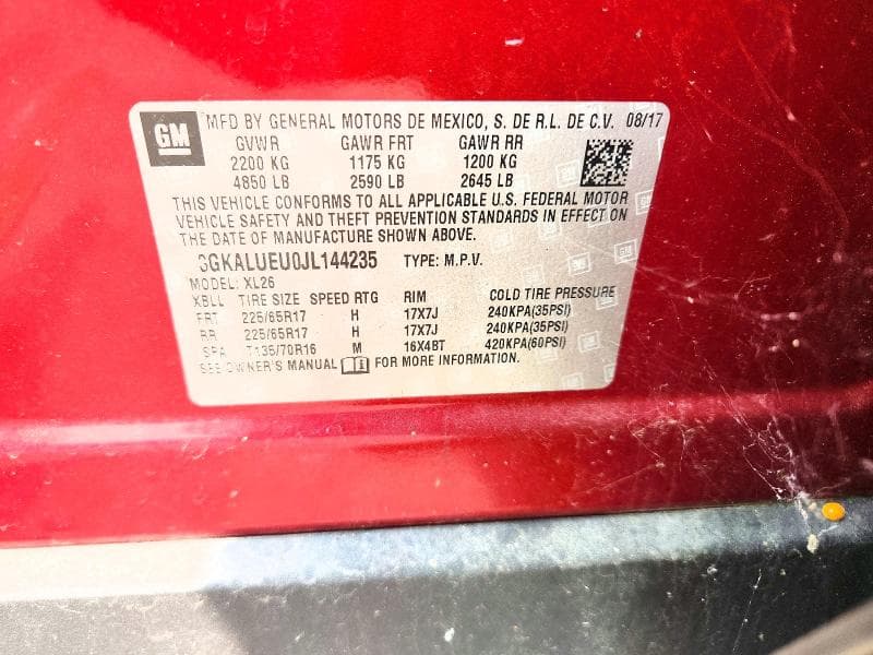 2018 GMC TERRAIN SLE 13